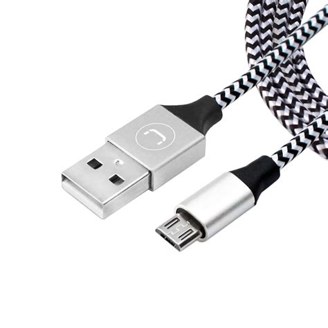 Micro Usb 20 Braided Cable 5 Ft Cb4061sv Unno Tekno