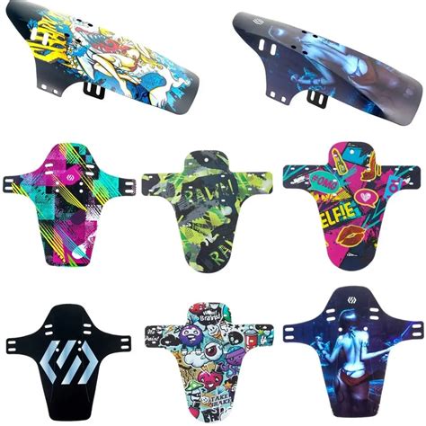 Bicycle Fenders Colorful Front Rear Tire Wheel Fenders Carbon Fiber