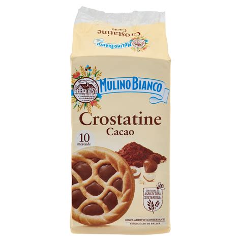 Mulino Bianco Crostatine Cacao Merenda Senza Additivi Conservanti 12