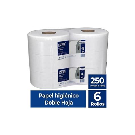 Papel Higiénico Tork Premium Hi55024 D H 250mts X 6