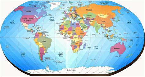 Imagenes Del Mapa Mundi Con Sus Nombres