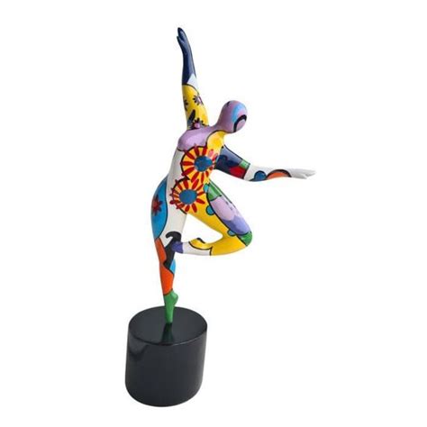 Statue De Femme Danseuse Style Nana Niki De Saint Phalle En R Sine