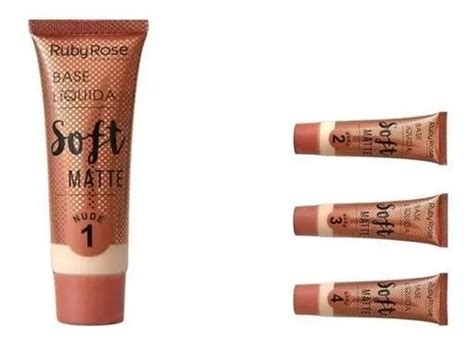 Base De Maquillaje L Quida Soft Matte Nude Ruby Rose Group Hb