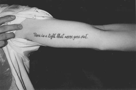 There is a light | Best tattoo design ideas