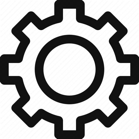 Gear Cog Settings Cogwheel Icon Download On Iconfinder