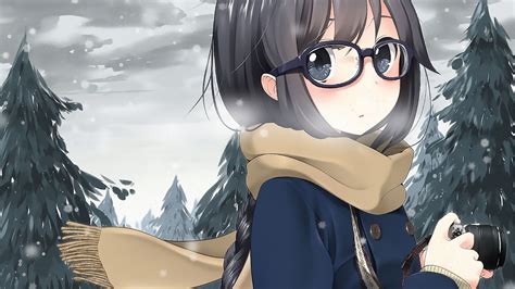 Download Free 100 + cute anime girls glasses Wallpapers