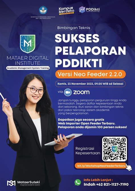 Sukses Pelaporan Pddikti Versi Neo Feeder Bersama Mataer Digital