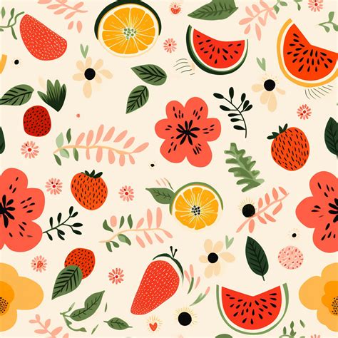 Fruit Background Pattern Seamless Free Stock Photo - Public Domain Pictures