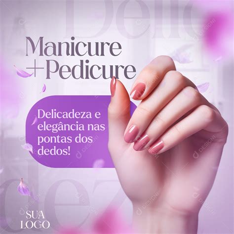 Social Media Manicure Pedicure Salão De Beleza PSD Editável download