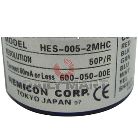 New Nemicon HES 005 2MHC Motor Pulse Flange Optical Linear Encoder In