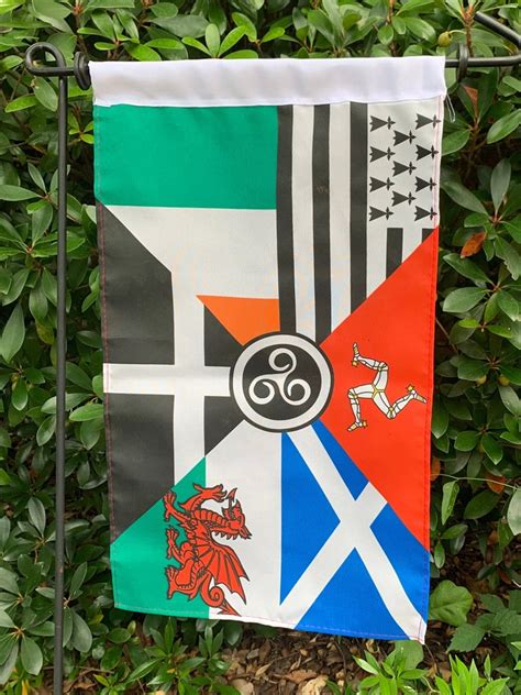 Celtic Garden Flags: Celtic Nations Scotland Ireland Wales - Etsy