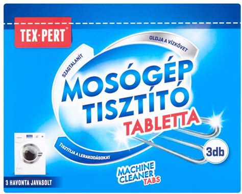 Texpert mosógép mosogatógép tisztító tabletta