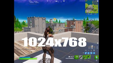 Resolución estirada en Fortnite 1024x768 Ryzen 7 5700g YouTube