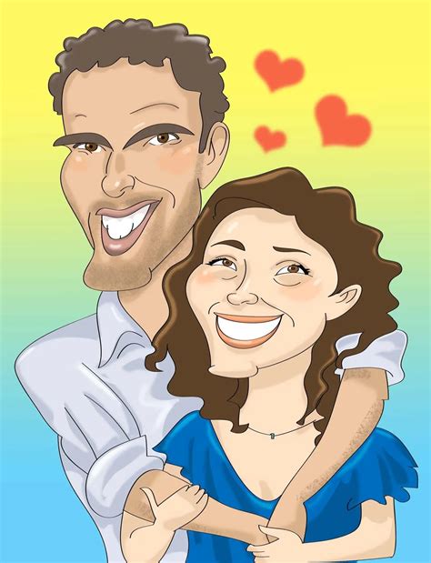 Pareja Novios Caricatura Imagui