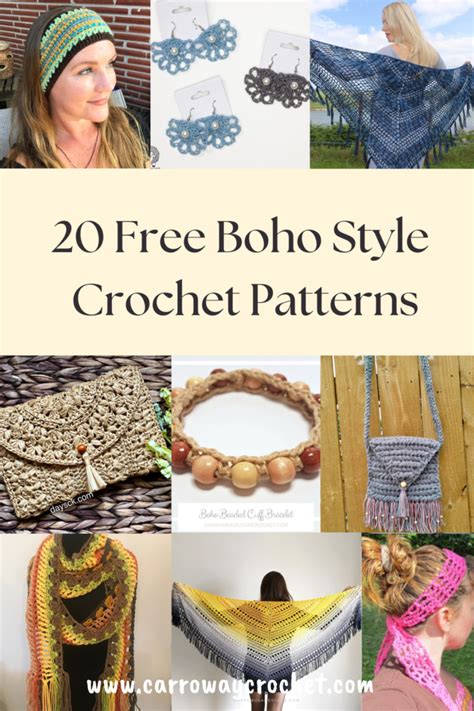 Free Boho Crochet Patterns Carroway Crochet