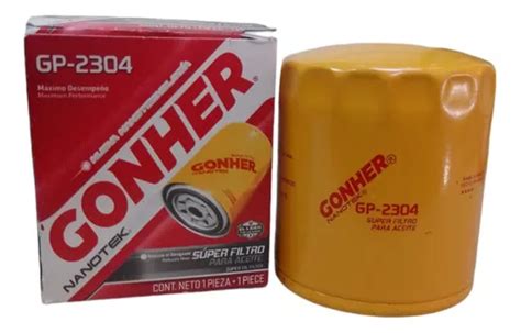 Filtro De Aceite Gonher P Chevrolet Onix L Turbo Mercadolibre