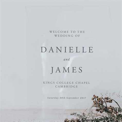Elegant Wedding Welcome Sign Personalised Welcome To Our Etsy