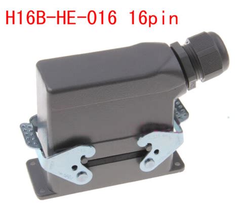 1 Set HDC HE 016 1 F M 16 Pin Heavy Duty Connector Side Double Lock