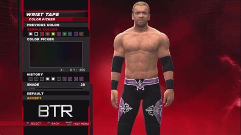 Wwe 2k14 Superstar Threads Christian Smackdown Purpleblack And White