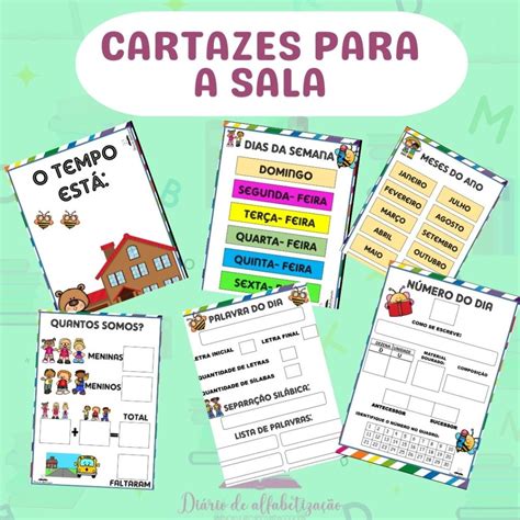 Cartazes Para A Sala De Aula Di Rio De Alfabetiza O