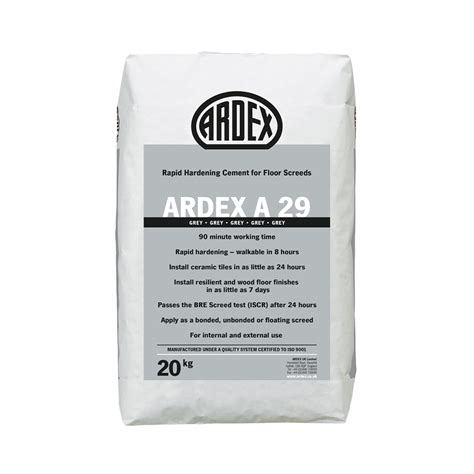 Ardex A29 Floor Screed Cement 20kg Tiling Supplies Direct