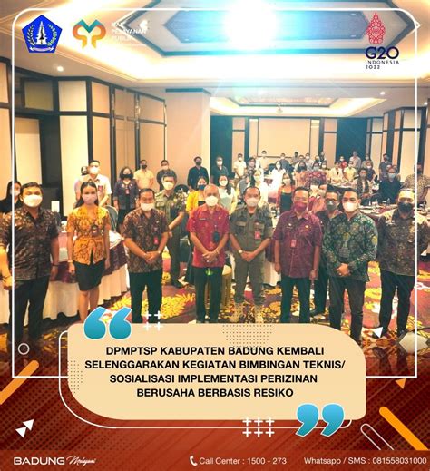 Dpmptsp Berita Dpmptsp Kabupaten Badung Kembali Selenggarakan