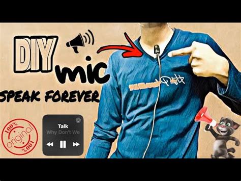 How To Make Mic At Home Easy With Working How To Make Collar Mic Diy