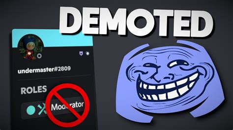 Trolling My Discord Server By DEMOTING Mods And More YouTube