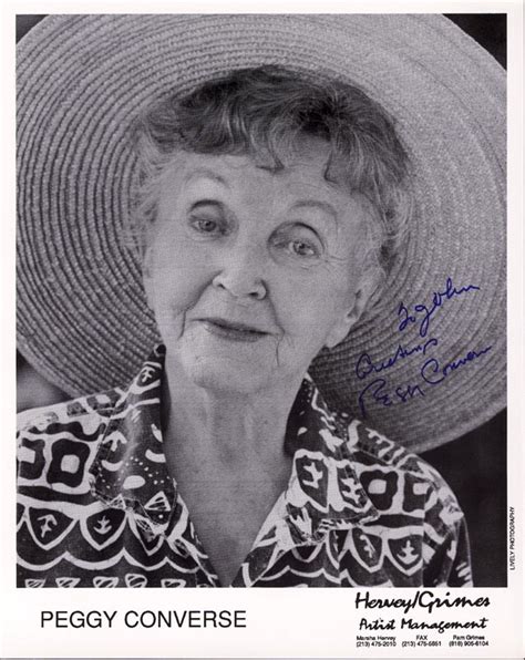 Peggy Converse Inscribed Printed Photograph Signed In Ink