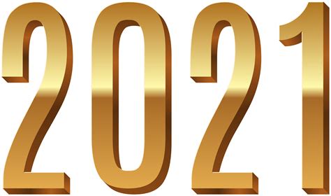 Gold 2021 Png Clipart Gallery Yopriceville High Quality Free Images