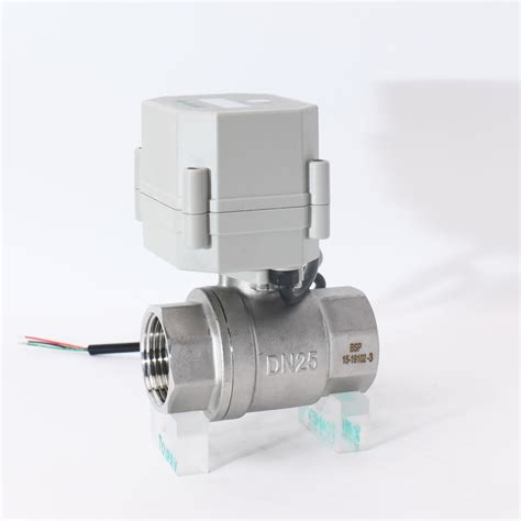 1 Inch Dn25 Stainless Steel Motorized Ball Valve With Timer