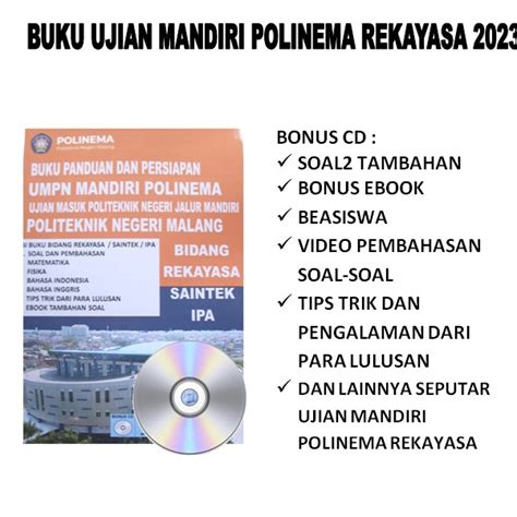 Jual Buku Persiapan Ujian Mandiri Polinema Politeknik Negeri Malang