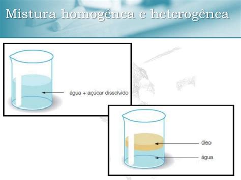 Misturas homogêneas e heterogêneas Biologia A ciência da vida