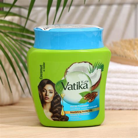 Маска для волос Dabur Vatika Naturals Volume And Thickness Coconut And Castor 500 мл 7291482