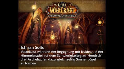 World Of Warcraft Erfolgsguide Himmelsnadel Ich Sah Solis YouTube