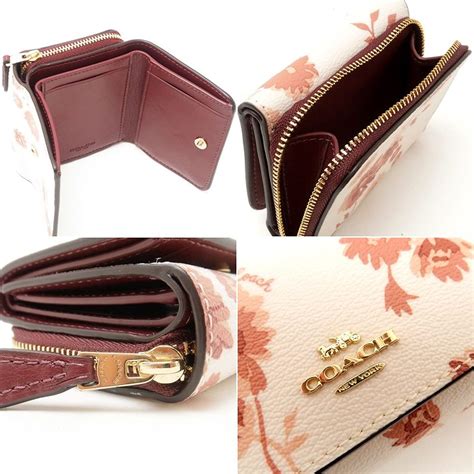 【楽天市場】コーチ 財布 Coach 三つ折り ミニ 財布 レディース フローラル 花柄 78017imcah ブランド 人気：贅沢屋