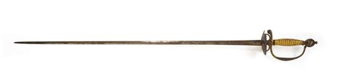 Early French Court Sword Probably First Half Eighteenth Century