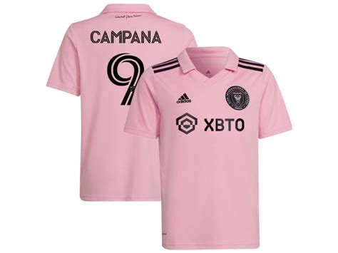 2022-23 Inter Miami CF Home Authentic pink Jersey With 9 Leonardo ...