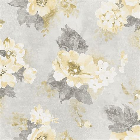 Vintage Yellow Floral Wallpapers - 4k, HD Vintage Yellow Floral ...