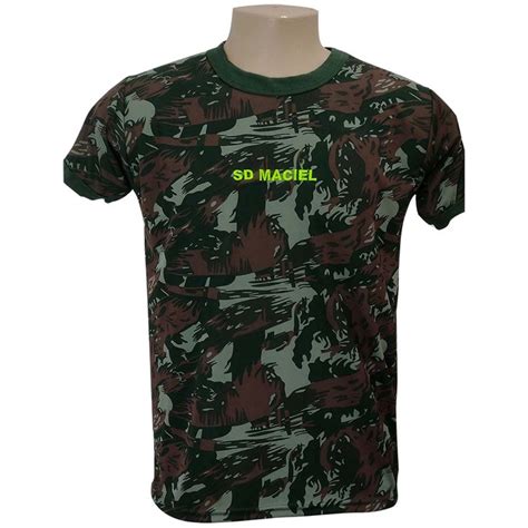 Camisa Camuflada Dry Fit Ex Rcito Brasileiro Nome Bordado Shopee Brasil