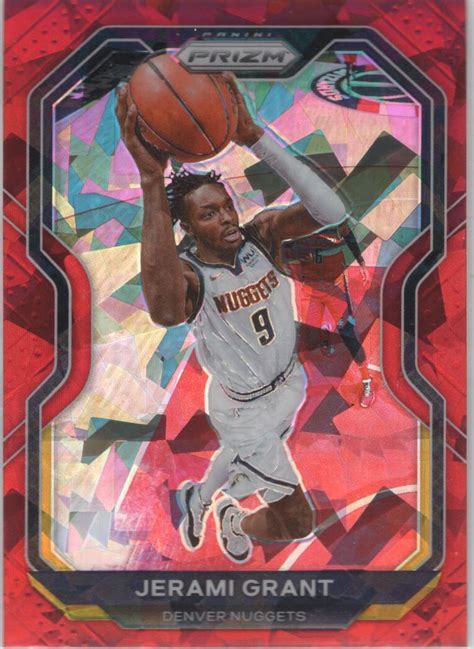 2020 21 Panini Prizm Jerami Grant Red Ice Prizm EBay