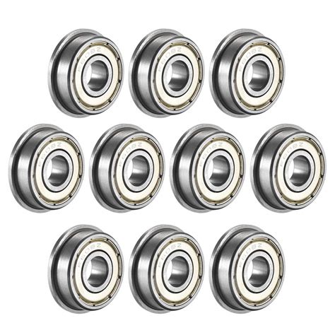 Uxcell F Zz Flanged Ball Bearing X X Mm Double India Ubuy