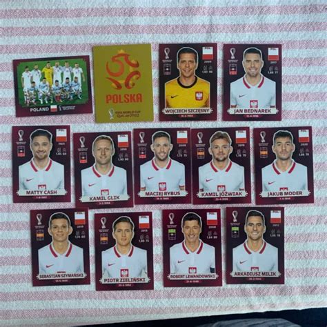 PANINI WORLD CUP Qatar 2022 Stickers Oryx Swiss Edition X13 Poland