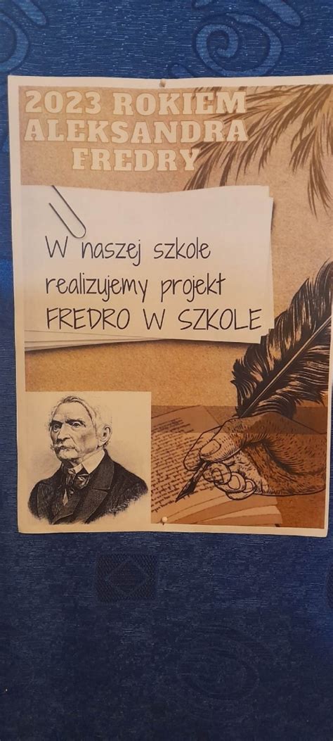 Fredro W Szkole Szko A Podstawowa Im Ignacego Krasickiego W Rudce