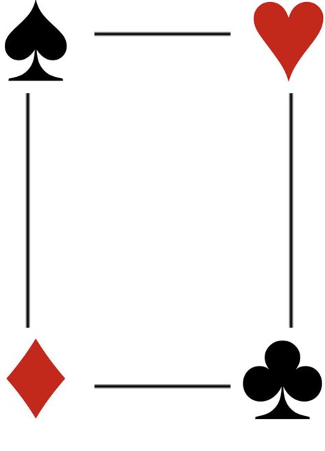 Best Blank Playing Card Printable Template For Word Pdf For Free At