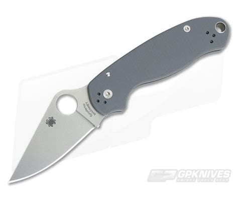 Spyderco Para 3 Maxamet Dark Gray G10 C223gpdgy