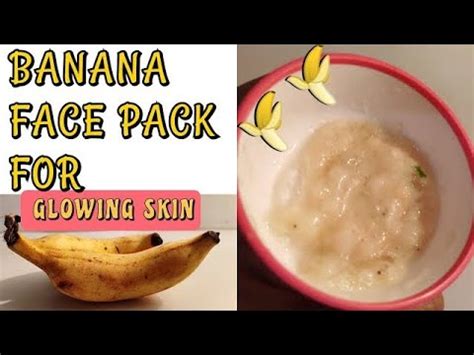 DIY Banana Face Mask Banana Face Mask Kaise Bnaye Banana K Fyde