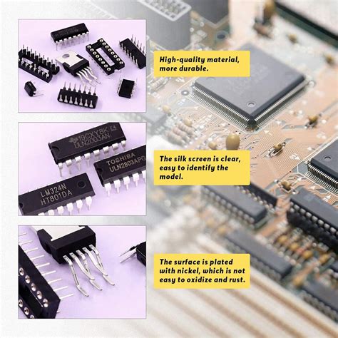 Swpeet Kit Surtido De Chips De Circuito Integrado De 21 Tipos