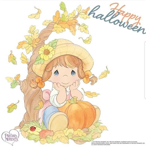 Happy Halloween 🎃🍂 Precious Moments Quotes Precious Moments Coloring