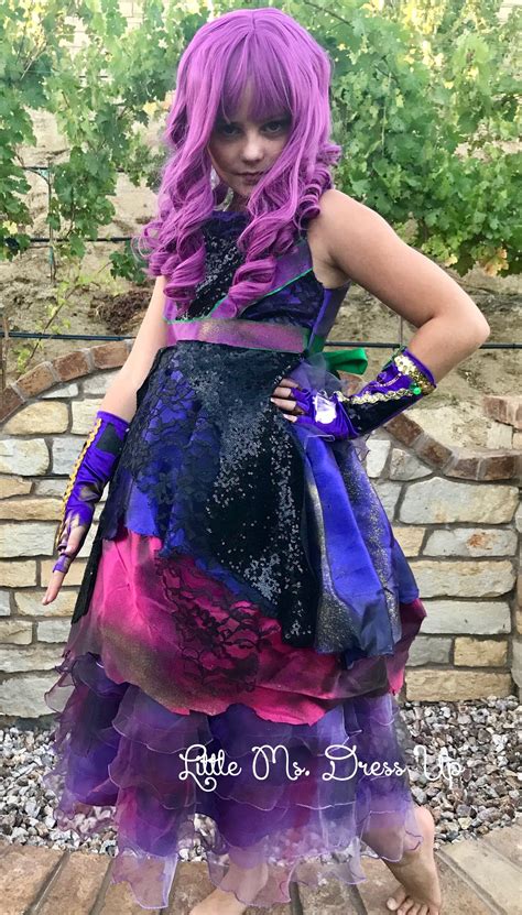 Descendants Mal Halloween Costume For Girls And Adult Women